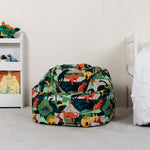 Kids Jurrasic Bean Bag Chair | Green
