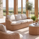 Bellora Outdoor or Conservatory Lounge Conversation Set | Cream