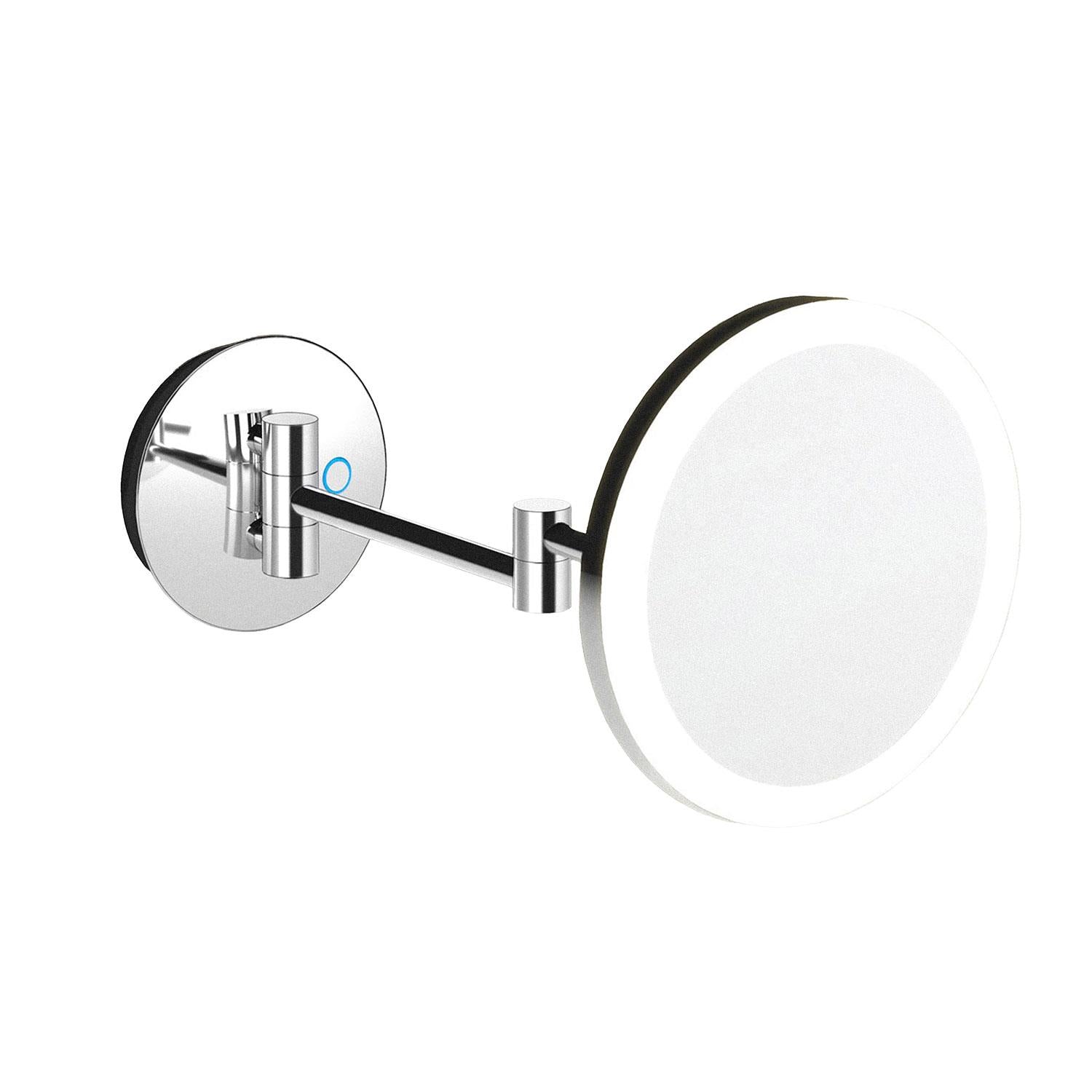 Mirror, Wall Mounted, X5, Led Light, Architect Collection | Chrome