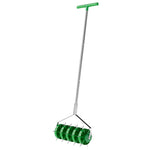 Grass Spike Roller, Soil Aerator W/ 3 Pcs Handle, T-bar Grip