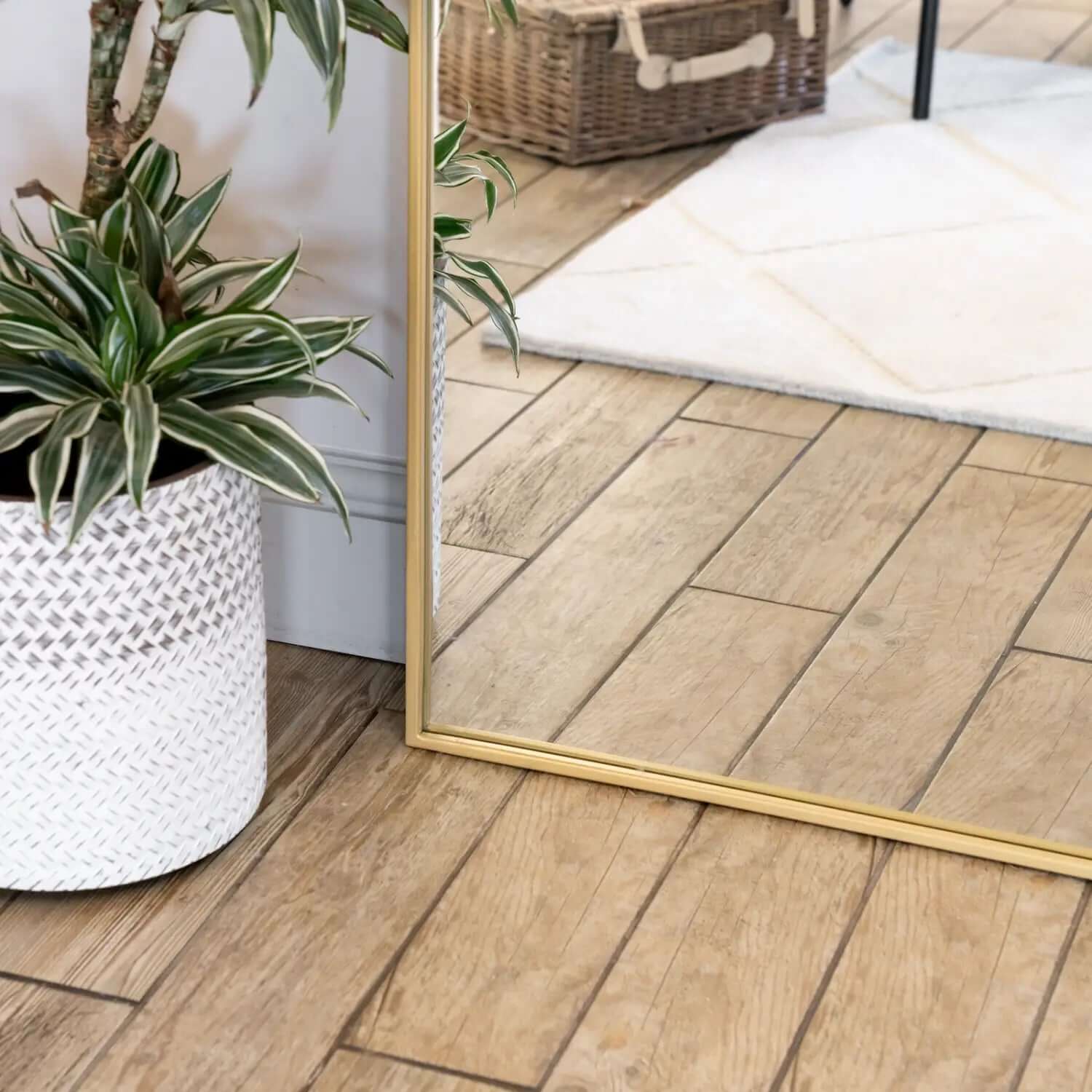 Akiko - Gold Metal Arched Mirror | 180cm x 105cm