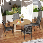 Outdoor Dining Chair Cushions | Light Grey