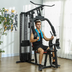 Compact Multi Gym With 45kg Weight Stack | Black