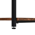 3-tier Industrial Style Shelf Metal Frame Shelves Adjustable