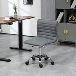 Ergonomic Executive Chair Armless | Dark Gray