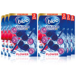 Toilet Rim Blocks Colour Active+ Flower With Odour Stop Technology, 6 Pack