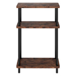 Levede Slim Side Table 3 Tier Narrow Sofa End Table Bedside Storage Stand