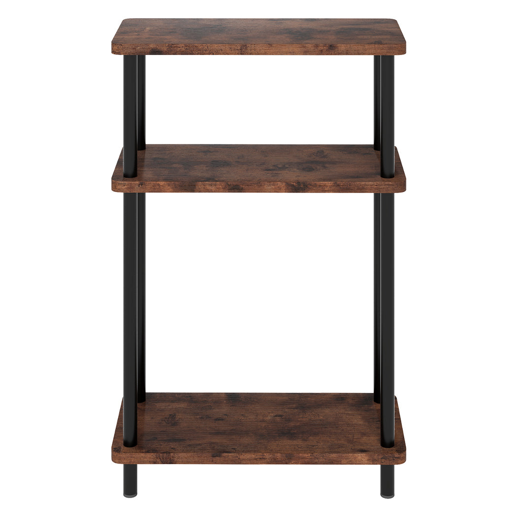 Levede Slim Side Table 3 Tier Narrow Sofa End Table Bedside Storage Stand