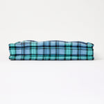 Cotton Tartan Check Floor Cushion | 40cm x 40cm | Blackwatch