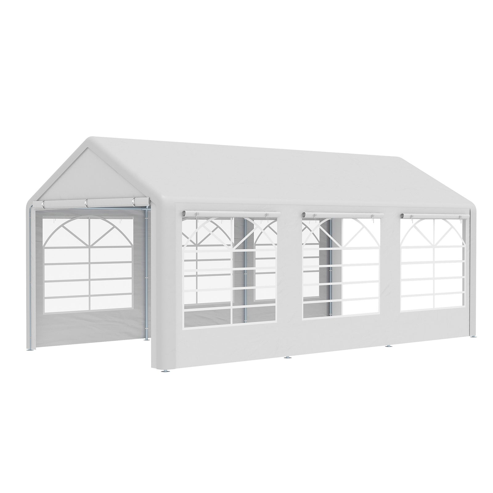 6m X 3m Heavy Duty Carport Outdoor Car Canopy Shelter Tent