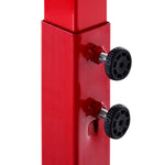 Adjustable Basketball Stand Backboard With Wheels | Red