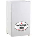 91l Freestanding Under Counter Fridge With Reversible Door | One Size | White