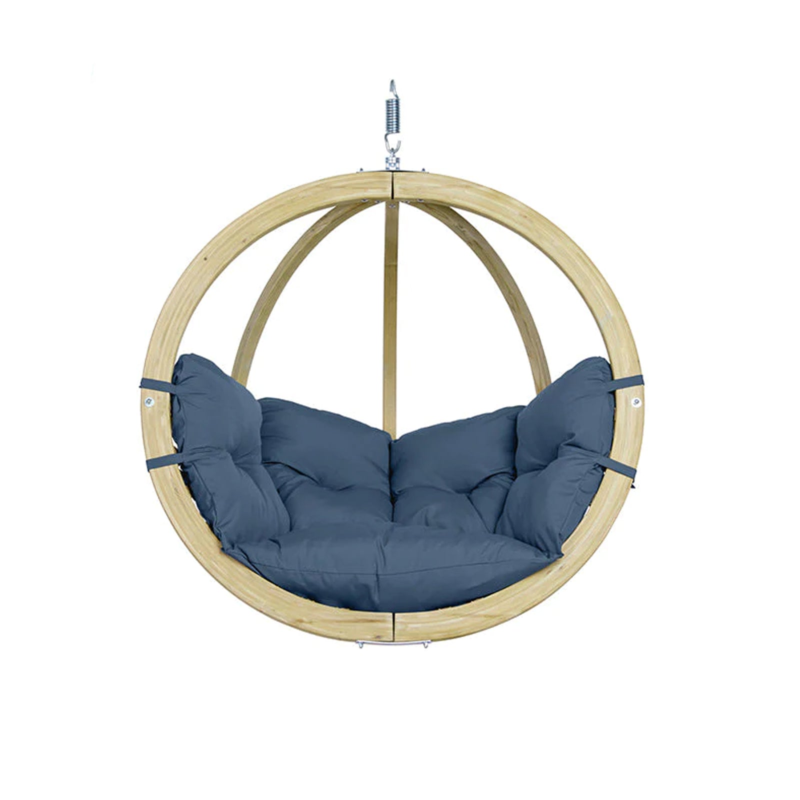 Globo Single Seat Weatherproof Hanging Egg Hammock Chair in Brisa