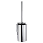 Polished Chrome Wall Mounted Toilet Brush And Container | Polished Chrome