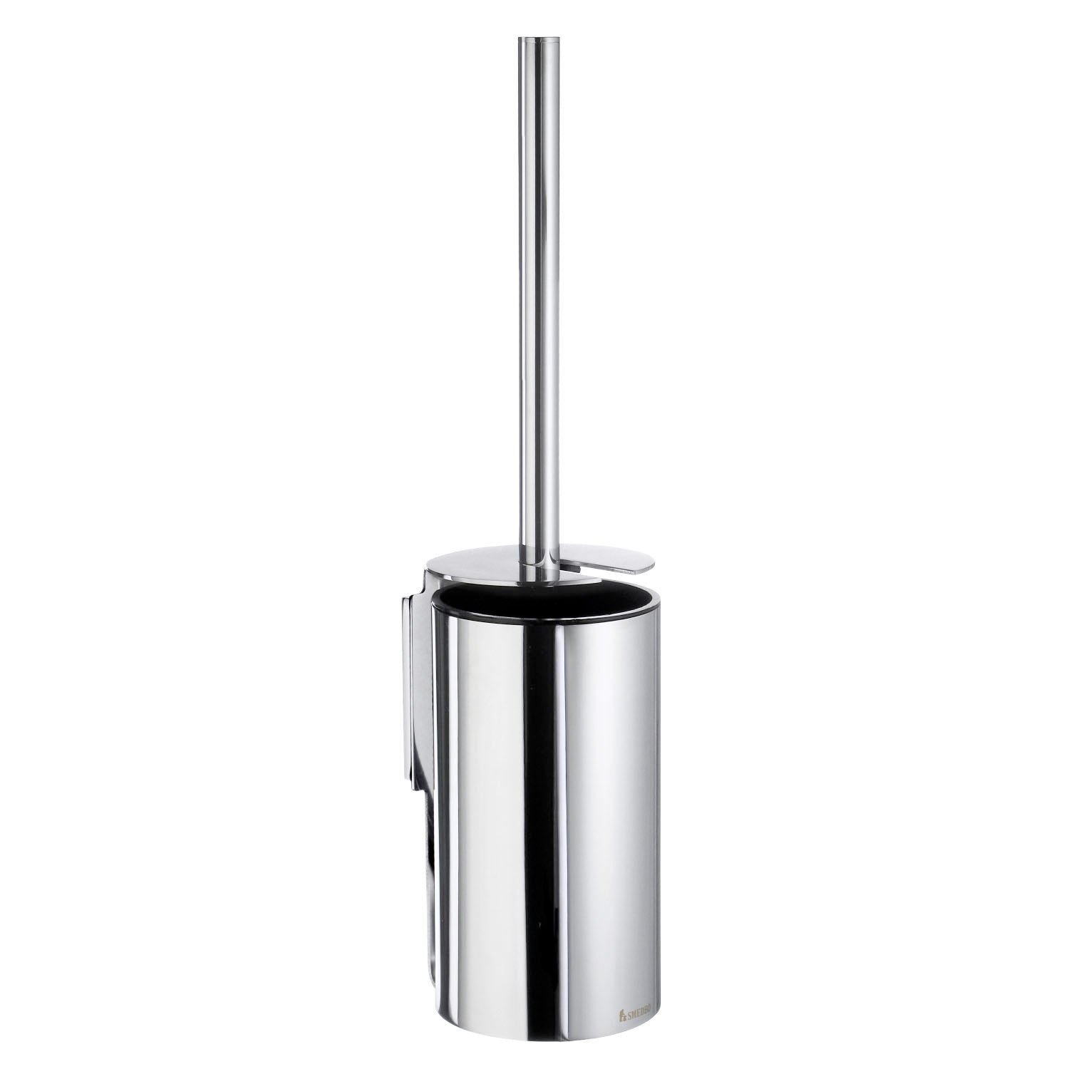 Polished Chrome Wall Mounted Toilet Brush And Container | Polished Chrome