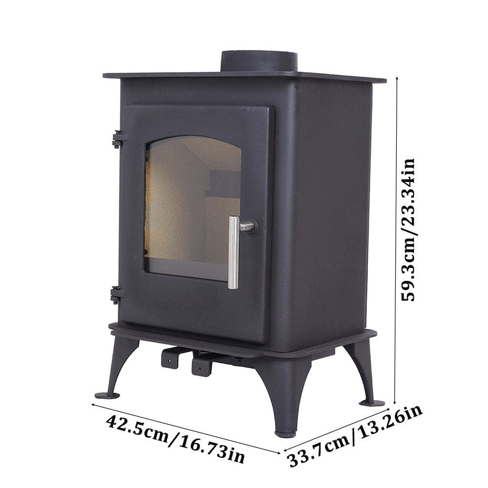 Freestanding 5kw High Efficiency Wood Burning Stove Fireplace