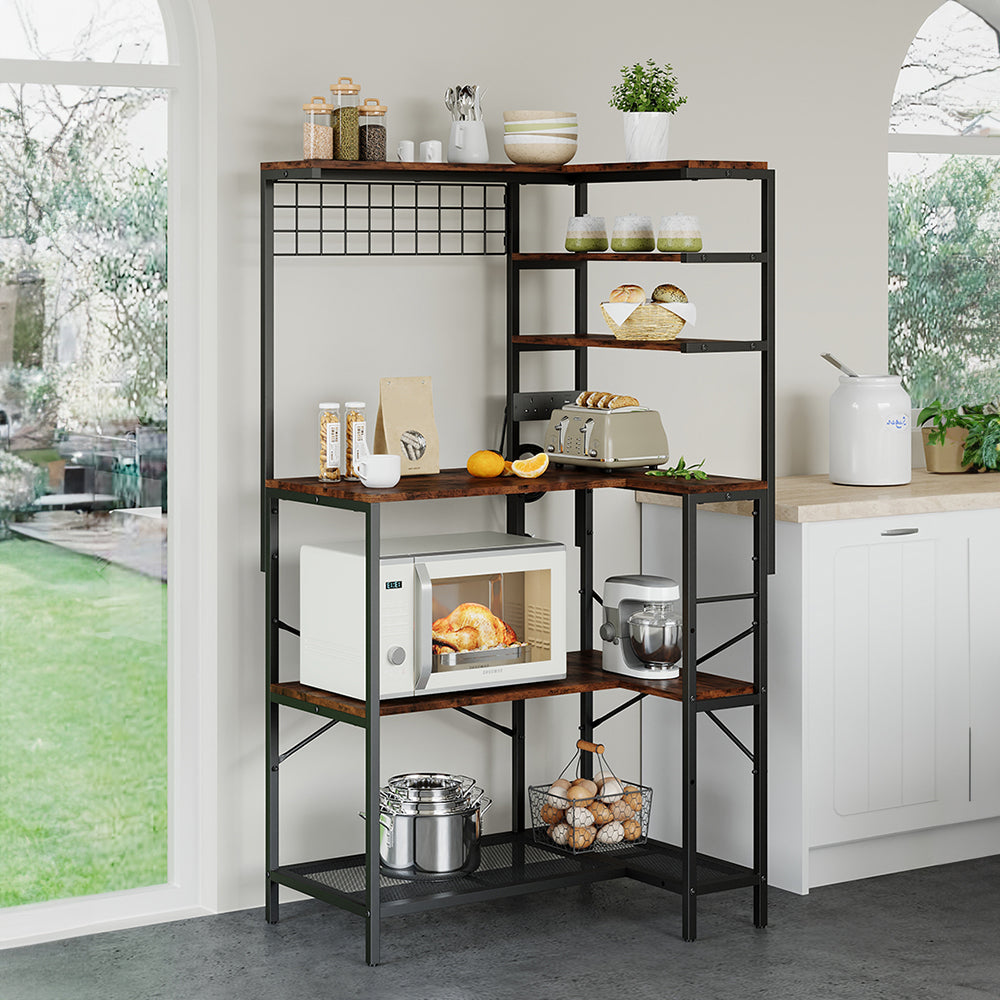 Kitchen Bakers Rack With Power Outlets