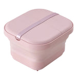 Foldable Foot Spa Massager Pedicure Bath | Pink