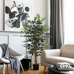 Artificial 130cm Ficus Tree With Lifelike Leaves