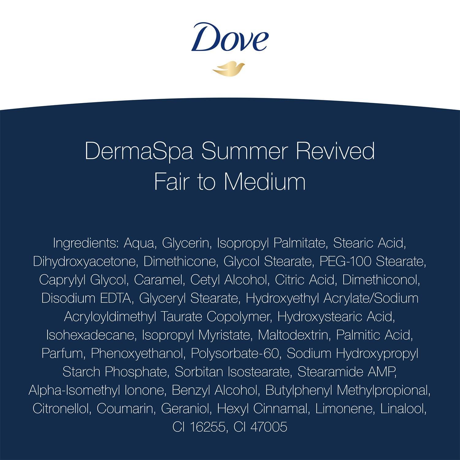 Dermaspa Summer Revived Gradual Self Tan Body Lotion, 6x 200ml