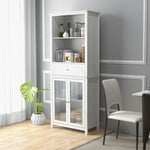 HOMCOM Pantry Cabinet For Dining Room