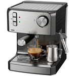 HOMCOM Espresso Machine, 20-bar, 1.6 L Tank, Black