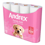 Gentle Clean Puppies On Roll Recycled Toilet Paper, 72 Rolls