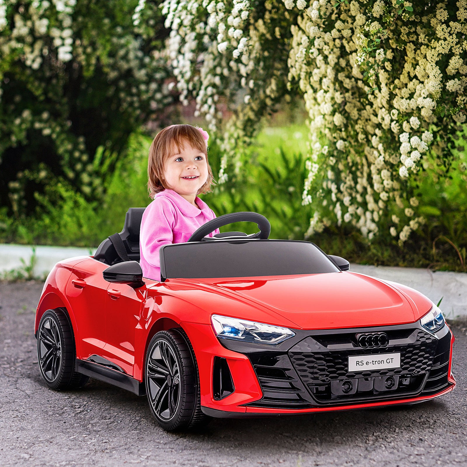 Audi Rs E-tron Gt Licensed 12v Kids Electric Ride On W/ Remote | Red