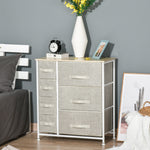 Storage Dresser Tower With Adjustable Feet 7 Drawers | One Size | Multi Colour