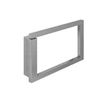 Towel Ring, Silver Gloss, Wall-mounted, 20,3 Cm. Collection The Grid