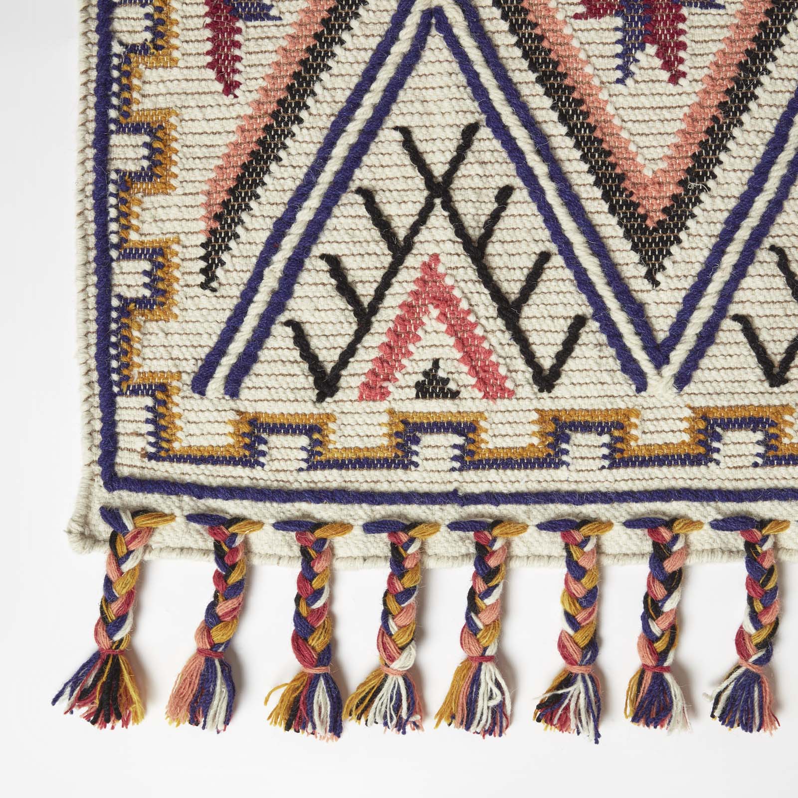 Goa Multi Colour Kilim Wool Rug | 120cm x 180cm | Multi Colour