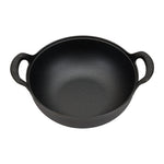 25cm/27cm/30cm Dia Cast Iron Wok With Dual Handles | Small