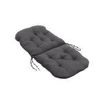 Rocking Chair Tufted Seat Pad Non-slip Seat Cushion | Dark Grey