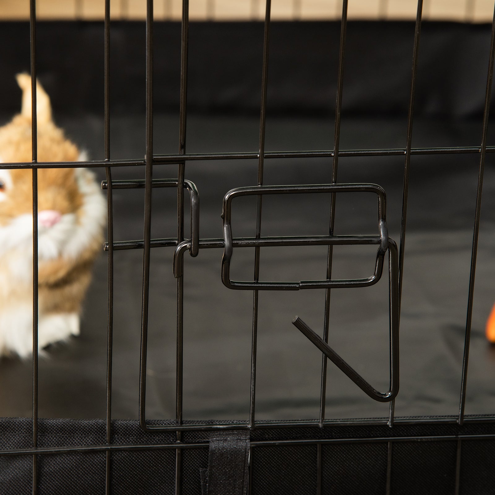 Rabbit Cage Guinea Pig Small Animal Playpen Water Proof Roof 90x75x75 Cm
