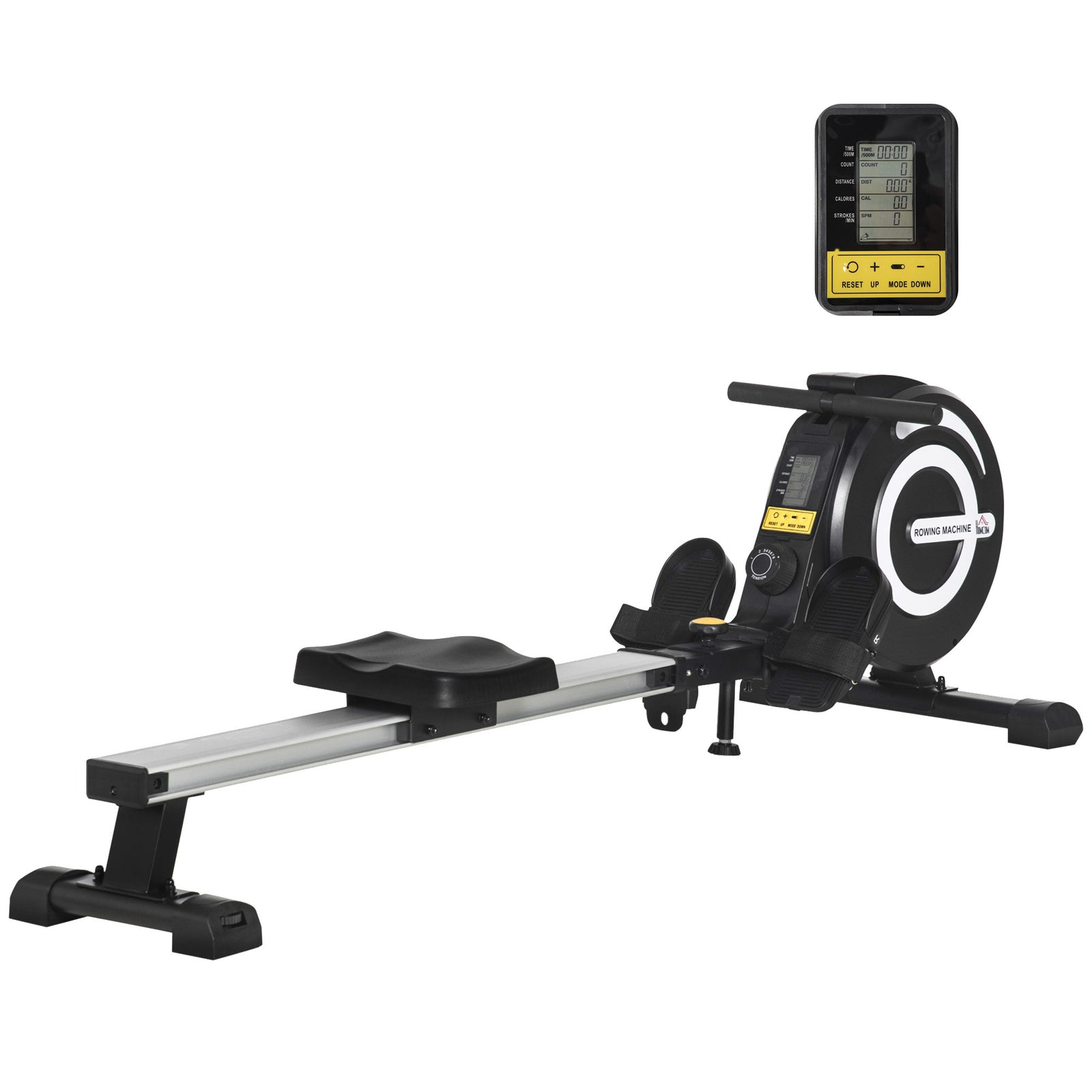 Magnetic Rowing Machine With Lcd Monitor | One Size
