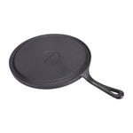 25cm Dia Black Cast-iron Pan With Stay-cool Handle