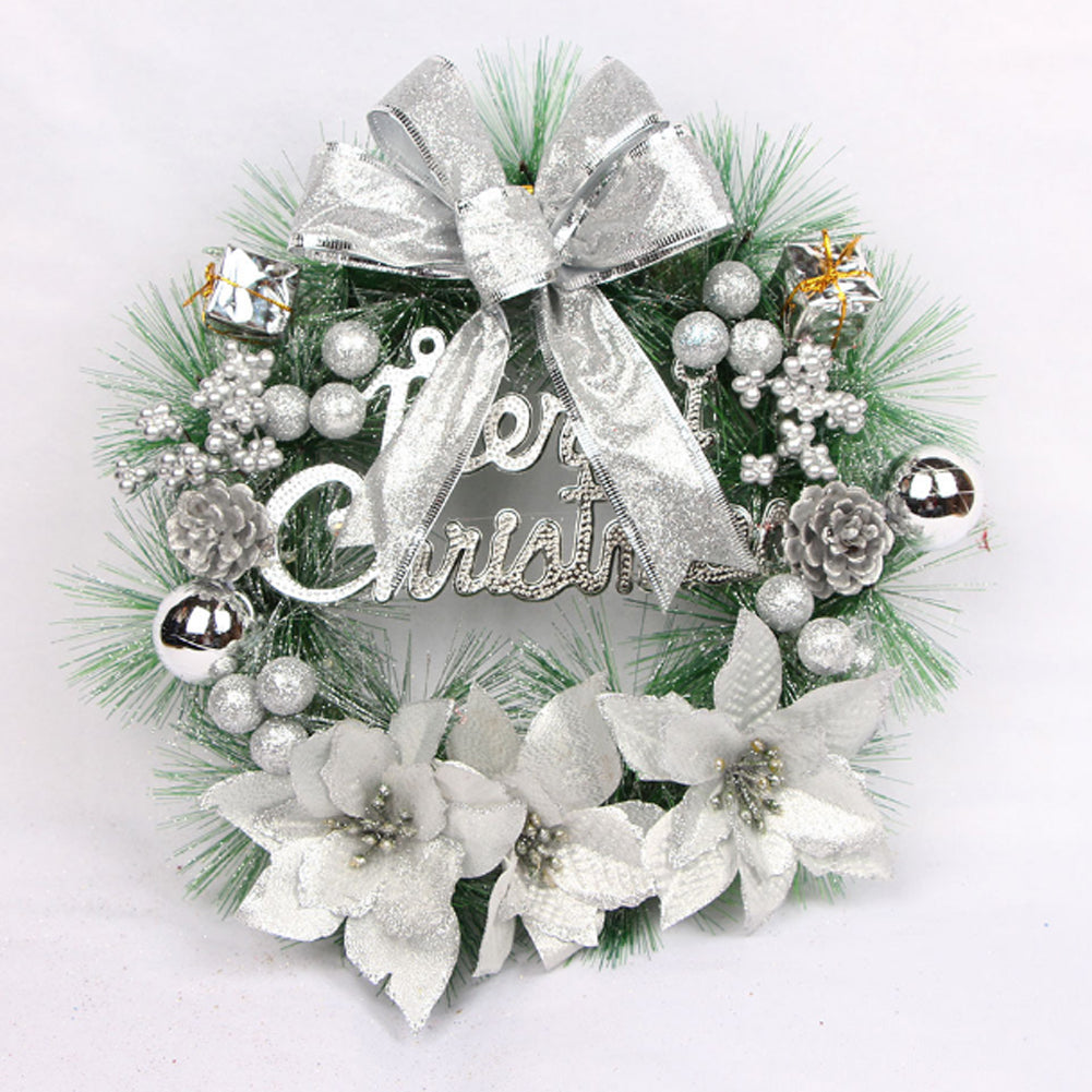 Elegant Christmas Wreath With Mixed Decorations
