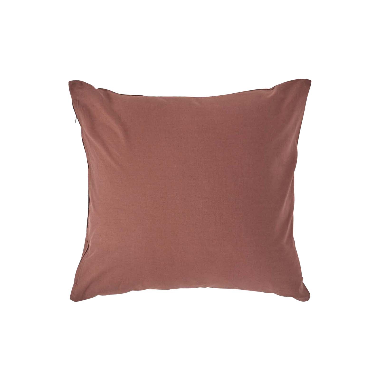 Continental Egyptian Cotton Pillowcase 200 Tc | 40cm x 40cm | Chocolate