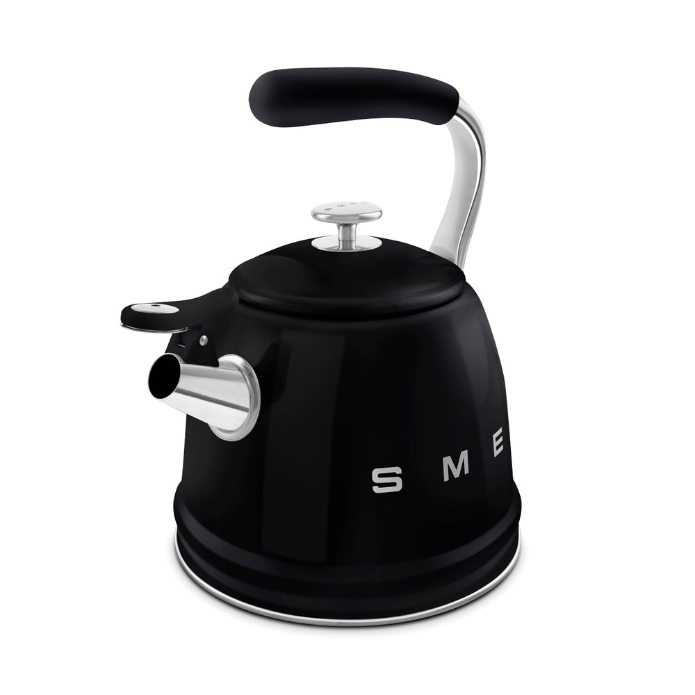 Wkf01 Retro Stovetop Whistling Kettle | Black
