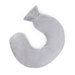 Livivo Grey U Shaped Hot Water Bottle 1l With Soft Washable Fleece Cover