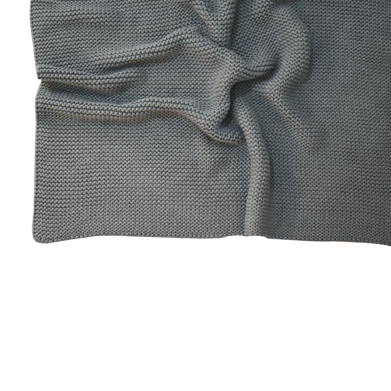 Double Knitted Throw | Olive Green