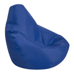 Kids High Back Bean Bag Chair | Blue