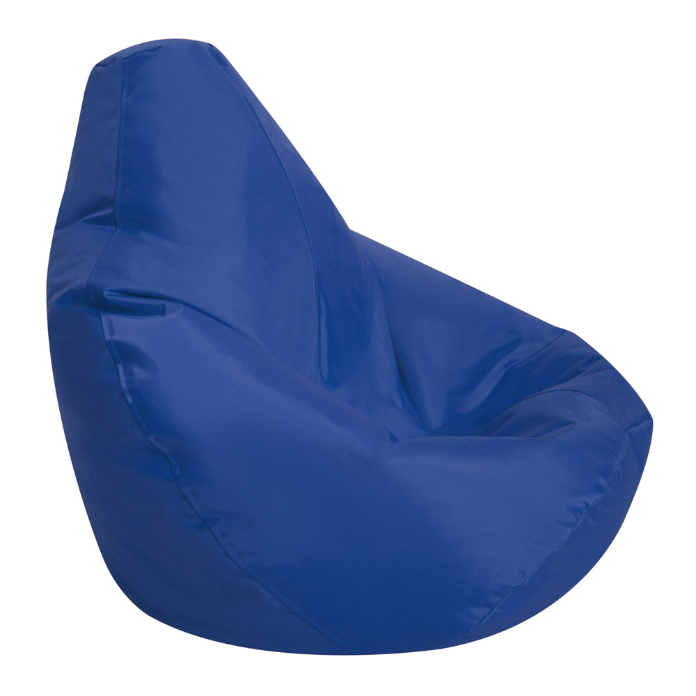 Kids High Back Bean Bag Chair | Blue
