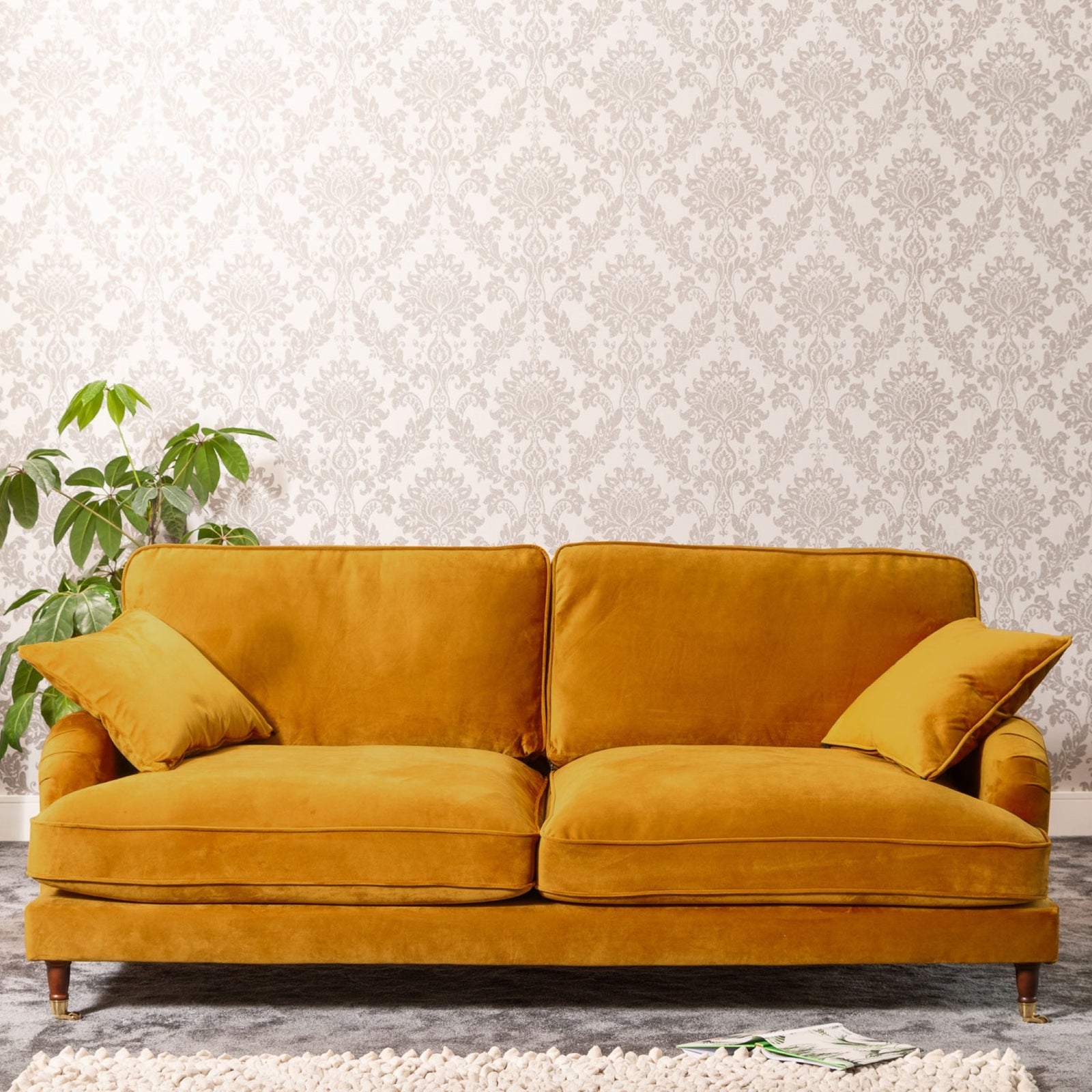Mackenzie 4 Seat Sofa | 4 | Mustard