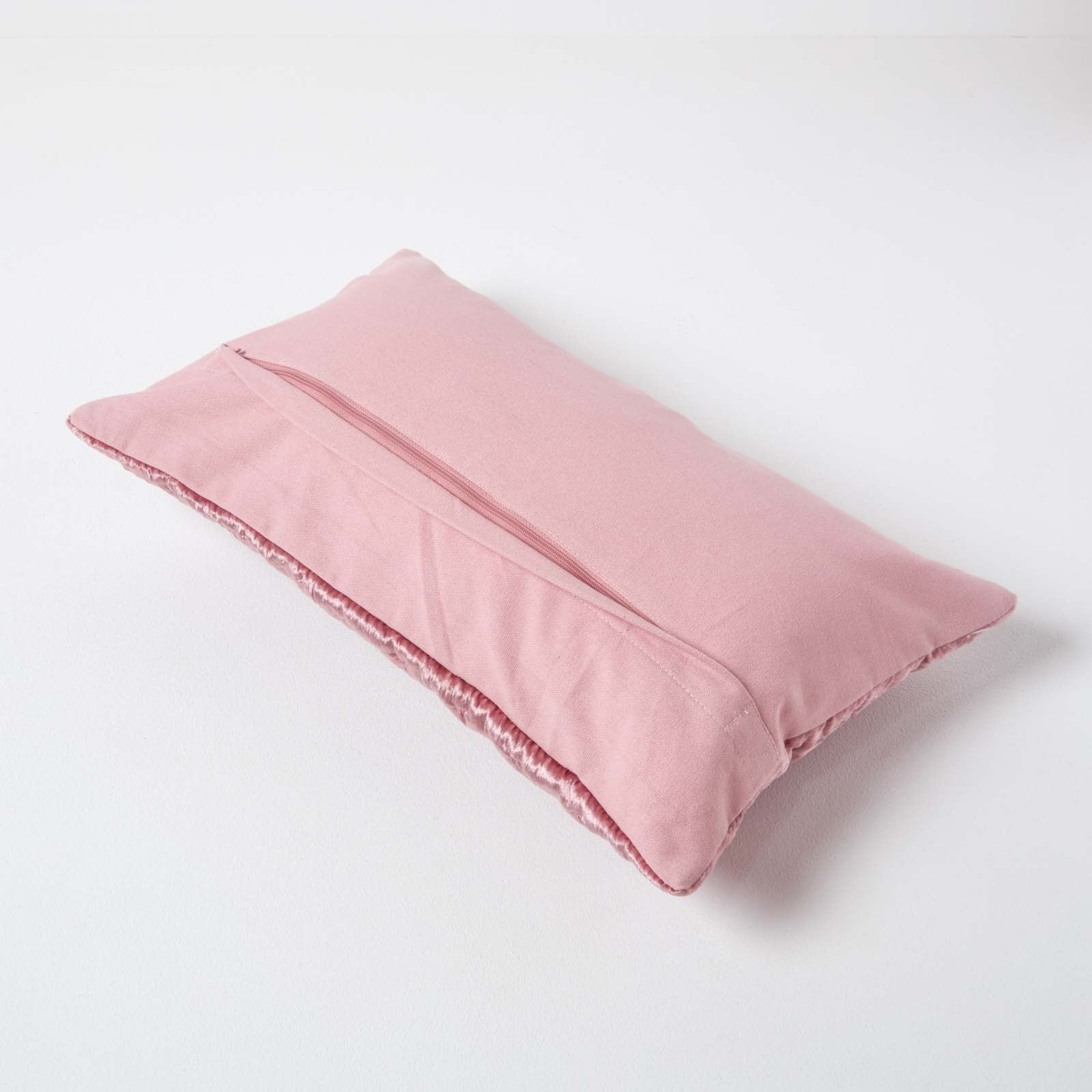 Crushed Velvet Cushion Cover | 30cm x 50cm | Blush Pink