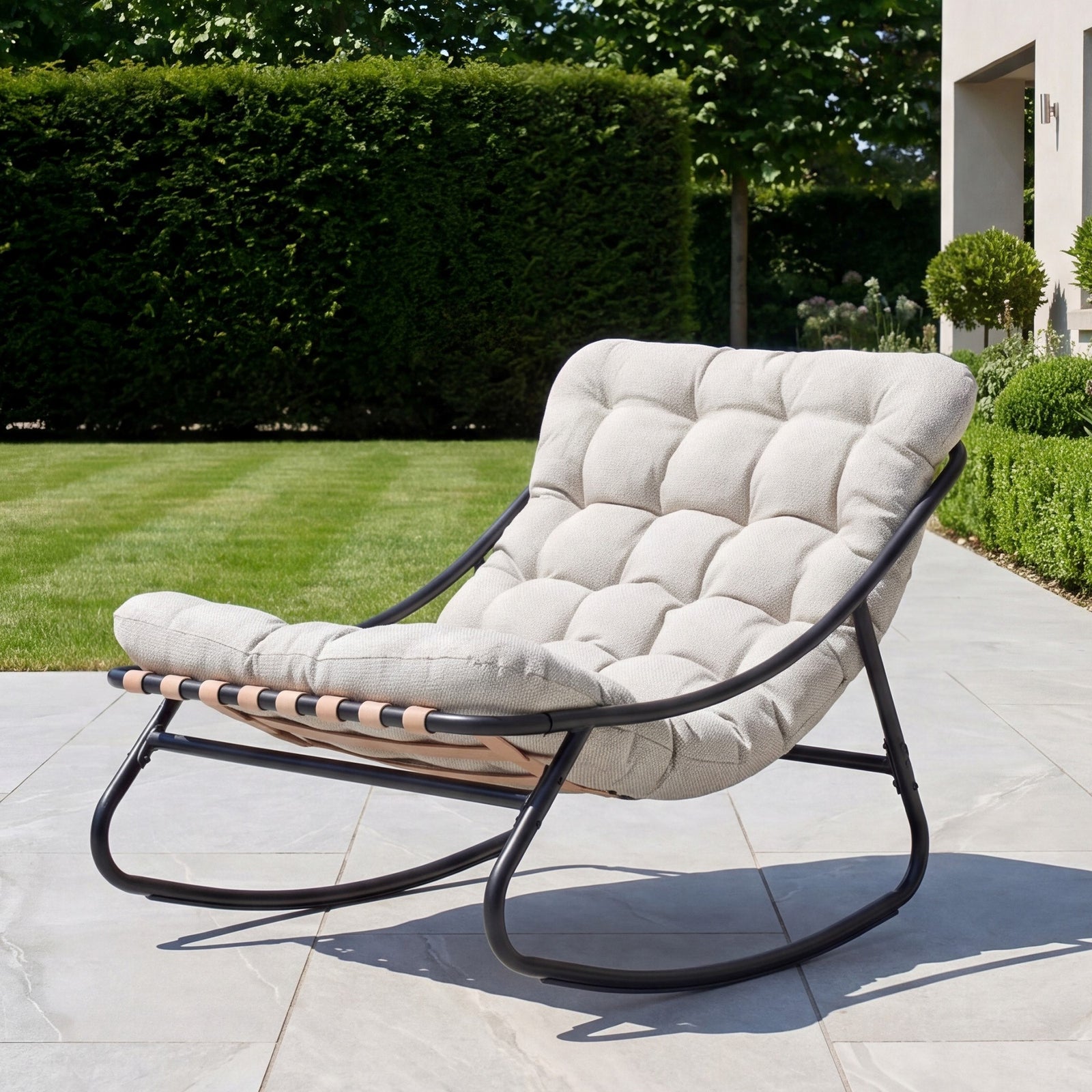 Solace Outdoor Rocking Chair | One Size | White