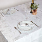 Stag Christmas Table Runner | Silver