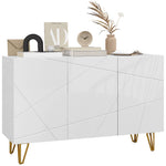 Storage Cabinet, Sideboard With Adjustable Shelves, White | One Size | White