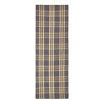 Tartan Check Non-slip 100% Wool Rug | 200cm | Grey
