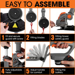 20v Electric Battery Cordless Grass Trimmer Strimmer Garden Edger Cutter